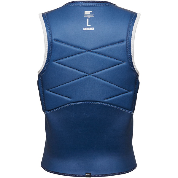 2025 Mystic Mens Outlaw Front Zip Impact Vest 35005.230225 - Off White